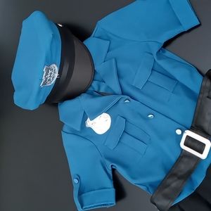 Girls Police Dress Costume